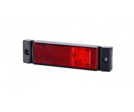LD 0129 Габаритно-контурный фонарь HOR 41 3 LED с отражателем красный 2функции: позиционный зад/светоотражатель 50129 LD 0129 Габаритно-контурный фонарь HOR 41 3 LED с отражателем красный 2функции: позиционный зад/светоотражатель 50129